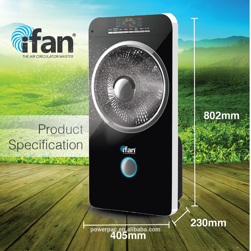 iFan -PowerPac Mist Fan léghűtés ionizátorral (IF7878) Készletek Készülékek (Elérhető Készletek)