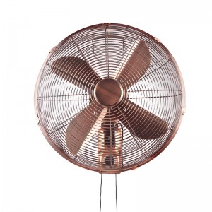 16 hüvelykes 40 cm-es fém antik dekoratív fali ventilátor