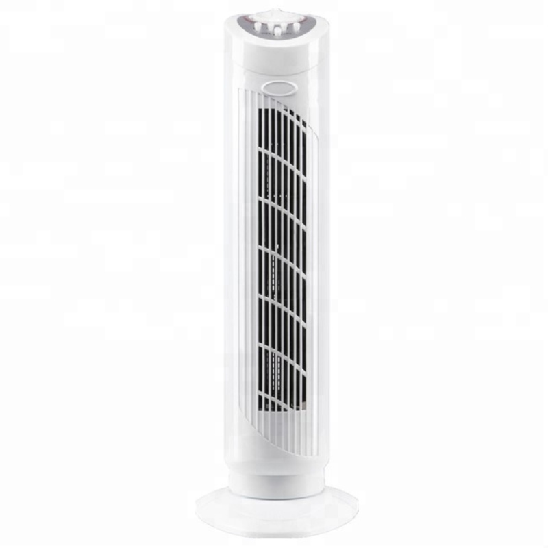 C29-4 29 hüvelykes toronyventilátor fehér alapon, háromszög alapon